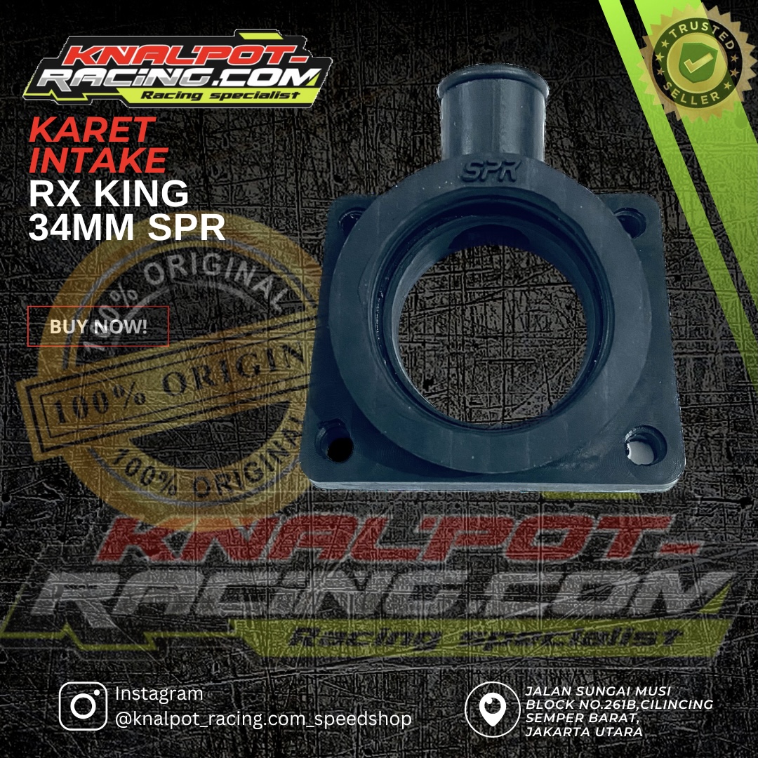 KARET INTAKE RXKING 34 MM SPR